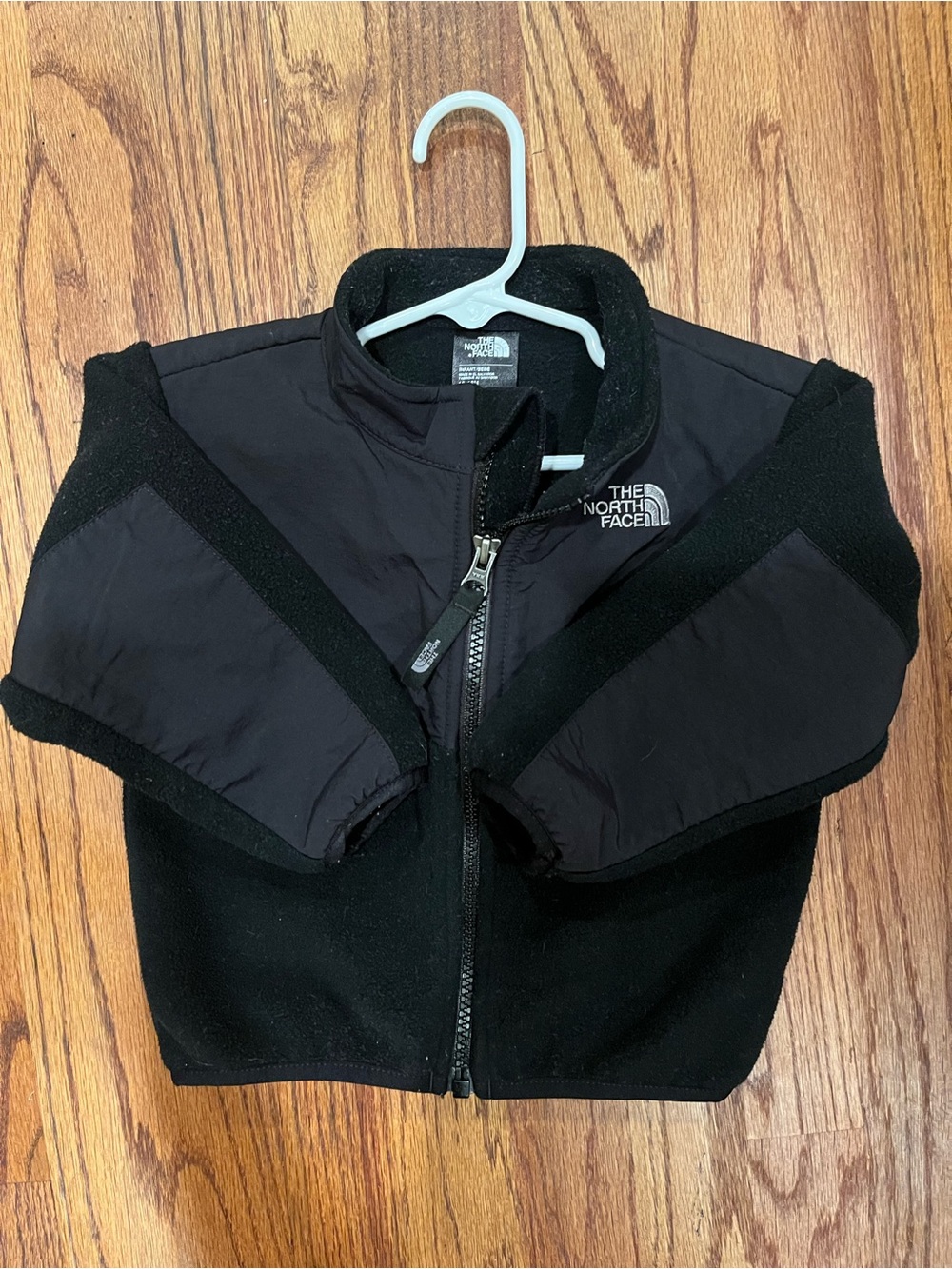 The North Face Baby 12-18M Black Denali Fleece Jacket Full Zip